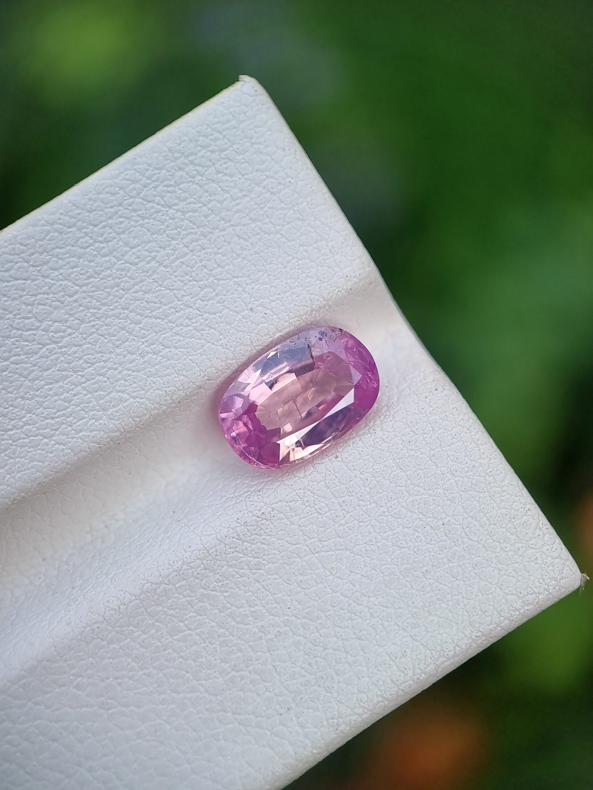 Outlet Natural Pink Sapphire Gemstone Patsan Cut Stone Oval Shape Loose Stone 2 Pieces Set For Earrings